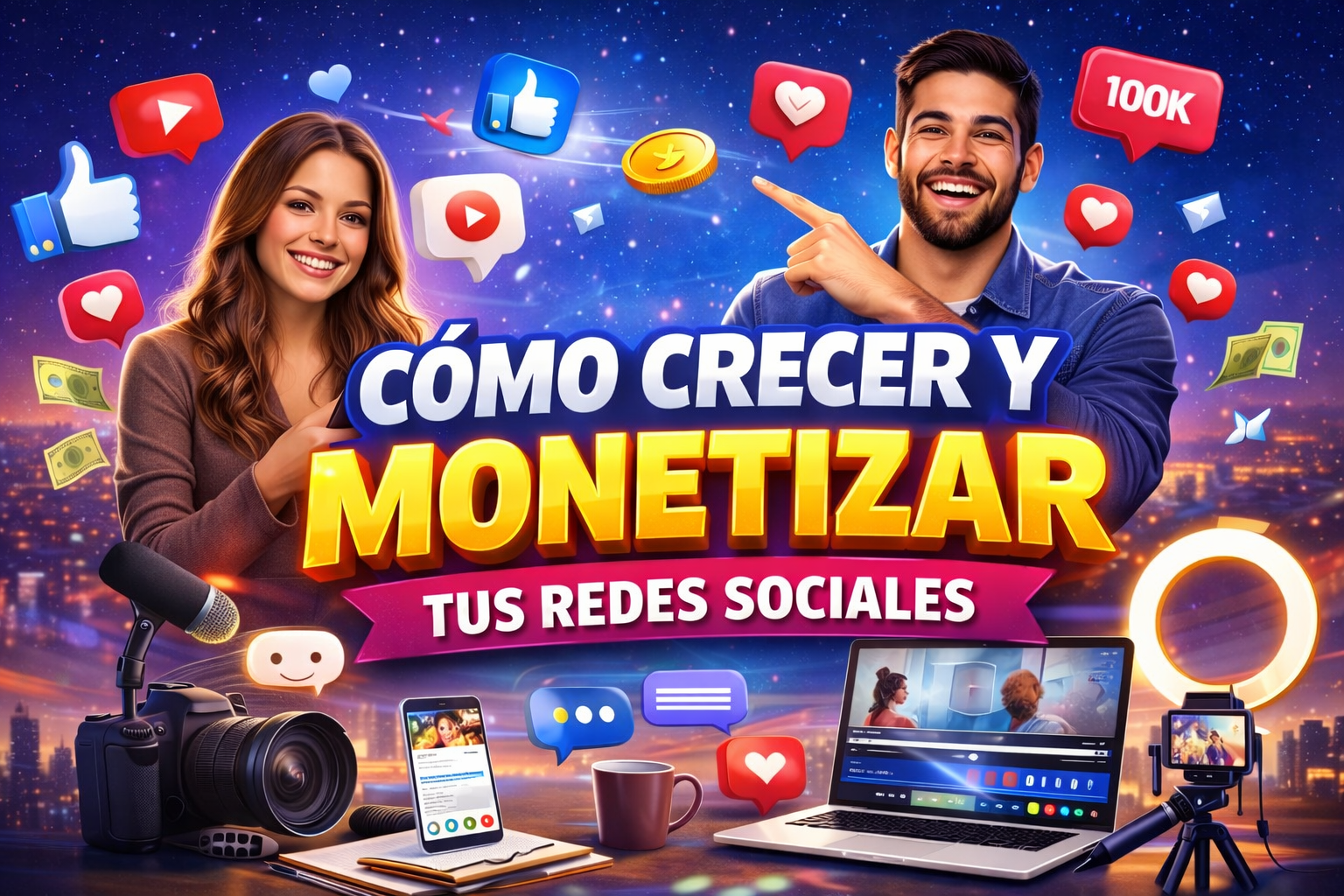 Cómo crecer en redes sociales